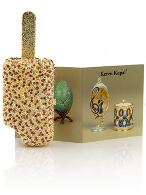 Golden ice-cream Ice Pop Trinket Box