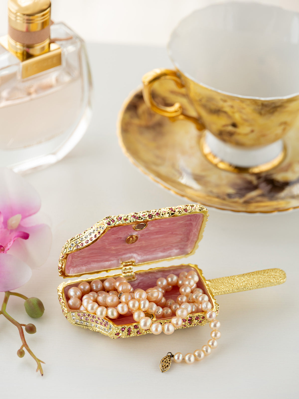 Keren Kopal Golden ice-cream Ice Pop Trinket Box