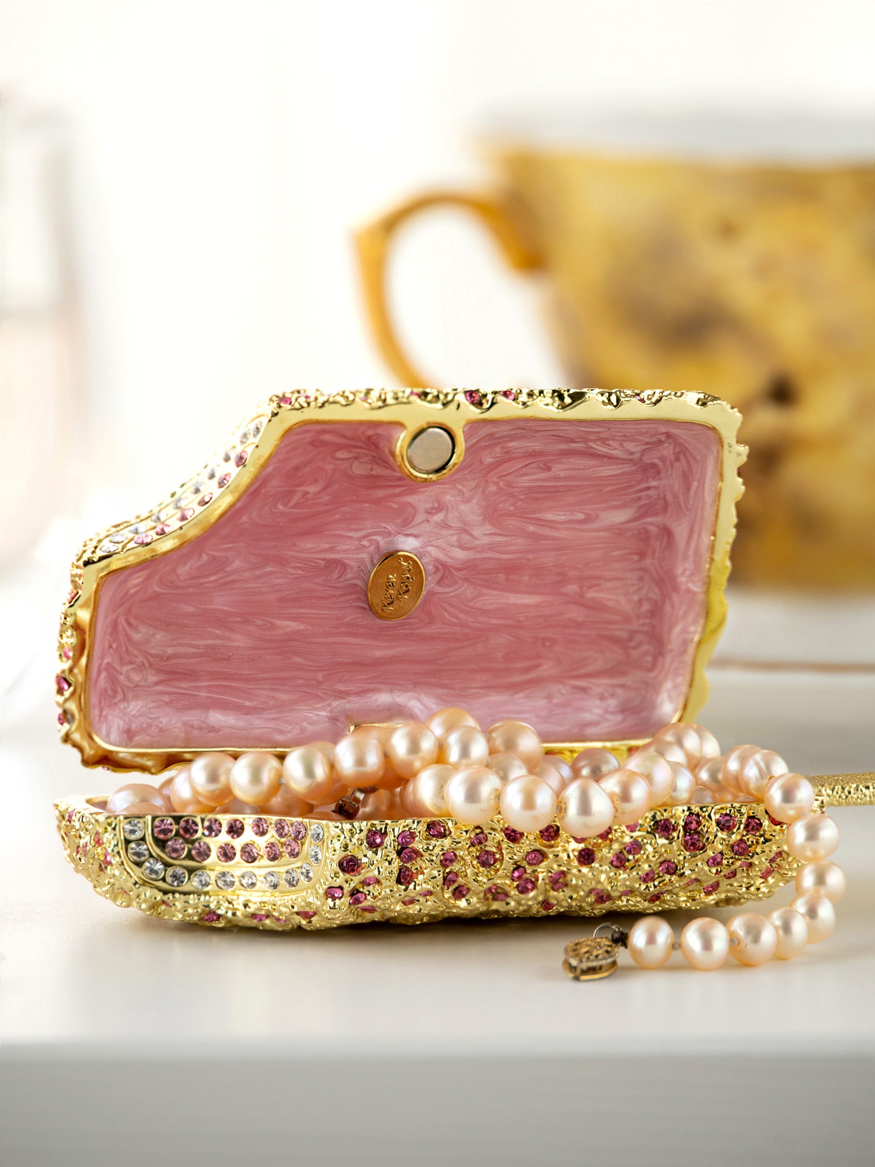 Golden ice-cream Ice Pop Trinket Box