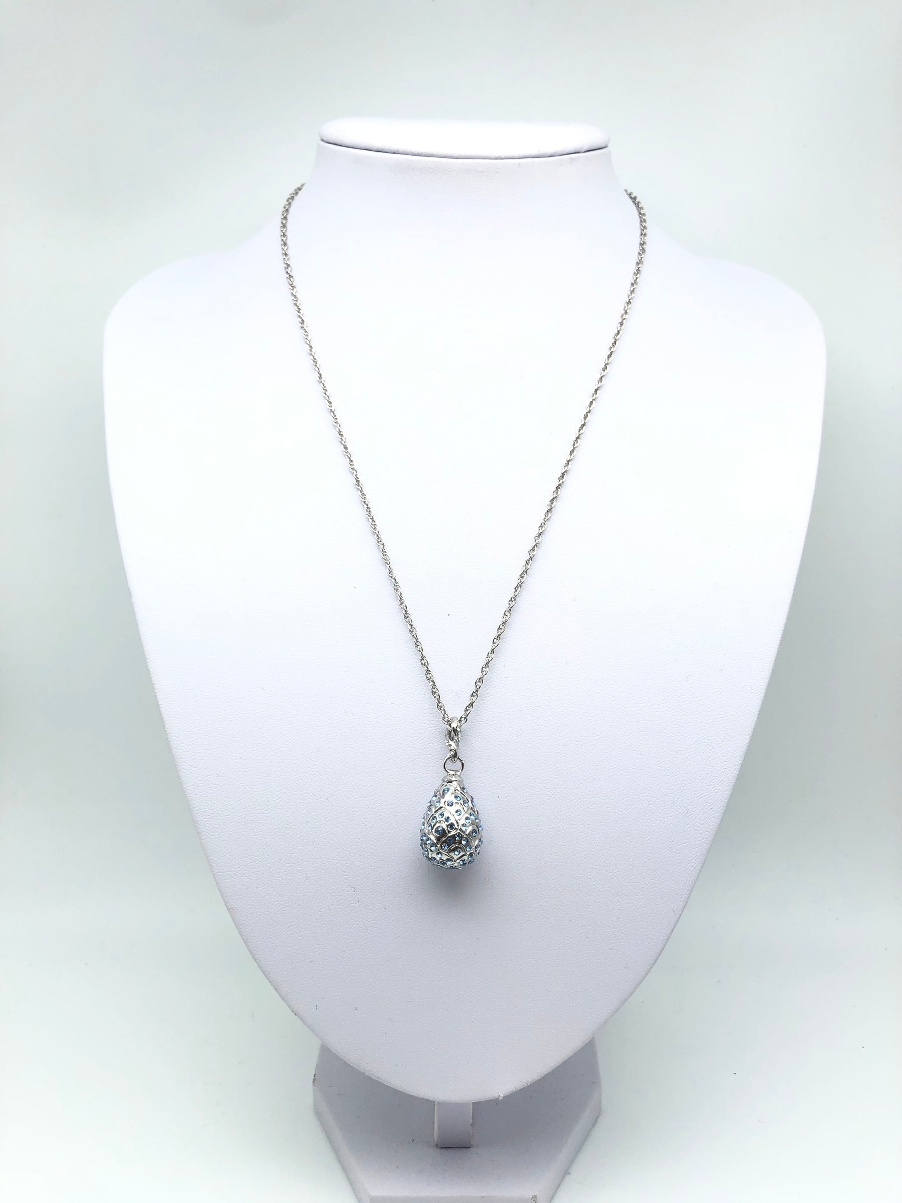 Keren Kopal Silver Egg Pendant Necklace