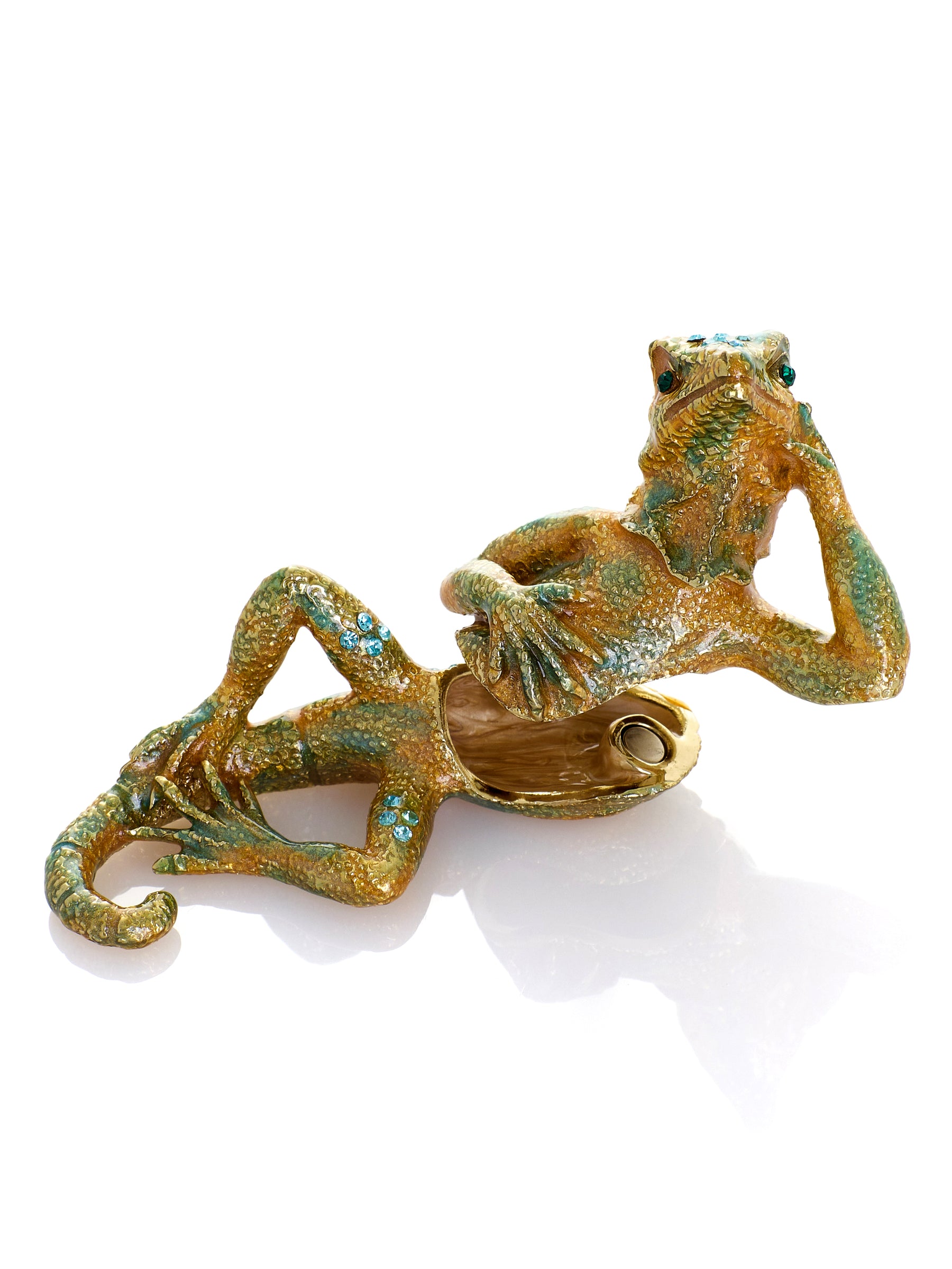 Chilling Lizard Trinket Box