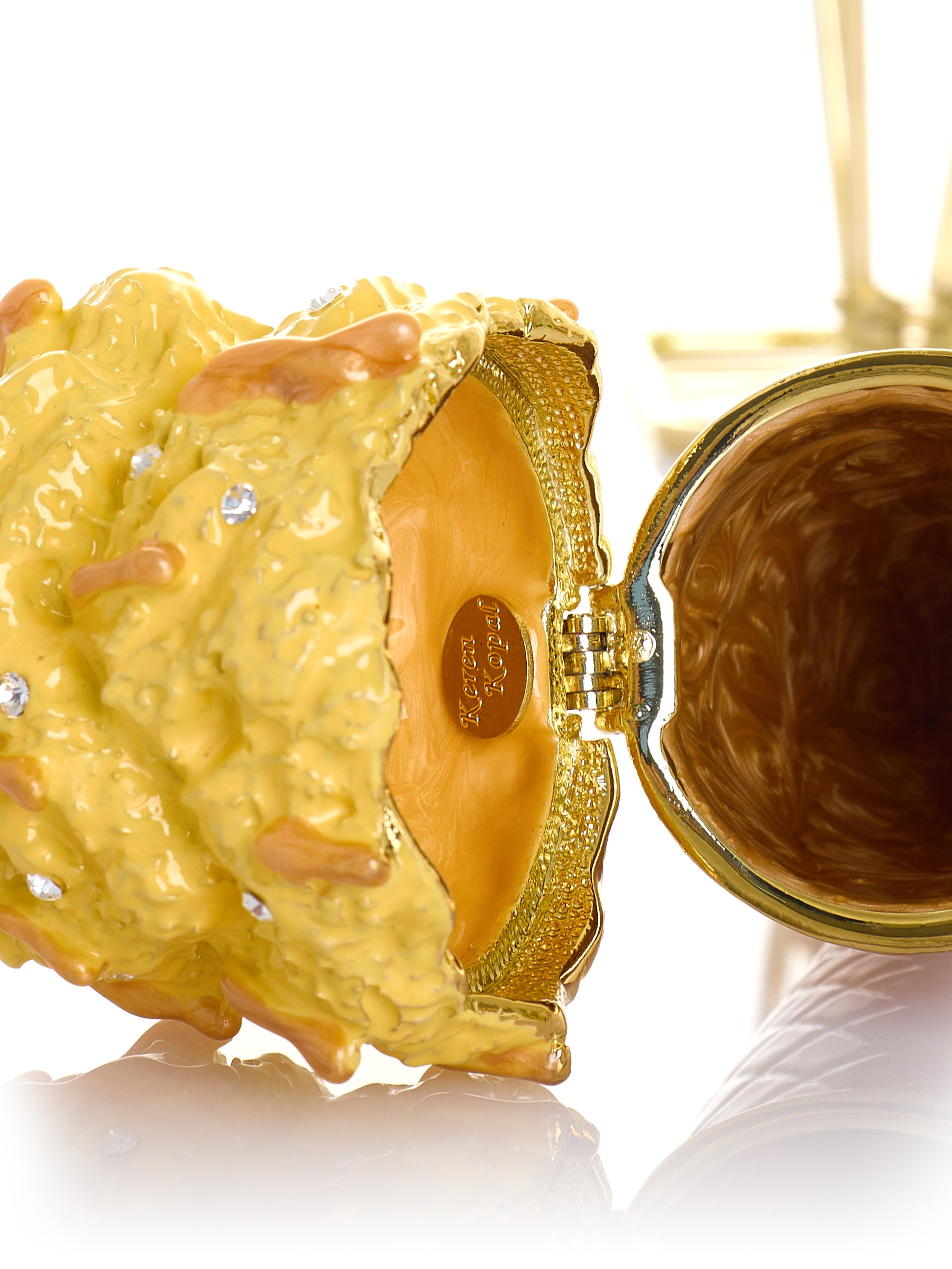 Spécial Été Boîte à bijoux Cornet de Glace Caramel Salé Vanille