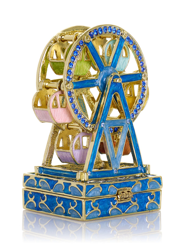 The Carnival Romance Ferris Wheel Trinket Box by Keren Kopal