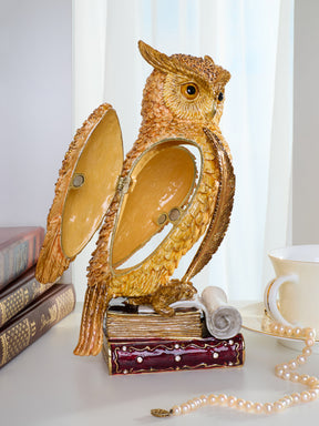 Keren Kopal Wise Owl on Books Trinket Box Limited Edition