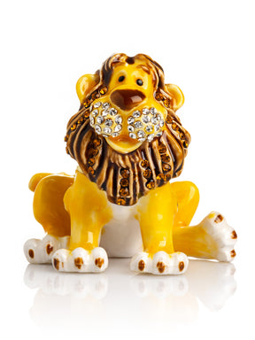 Keren Kopal Cute Lion Trinket Box