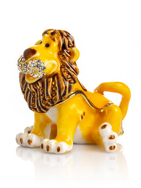 Keren Kopal Cute Lion Trinket Box