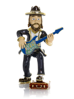 Keren Kopal Guitar Music Player Trinket Box