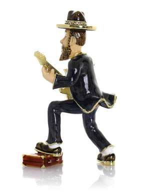 Keren Kopal Guitar Music Player Trinket Box