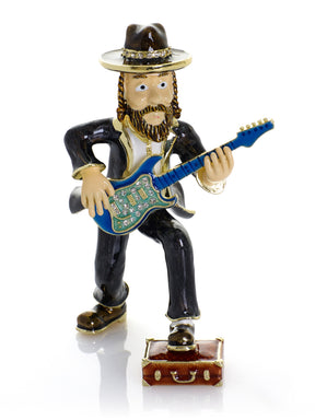 Keren Kopal Guitar Music Player Trinket Box