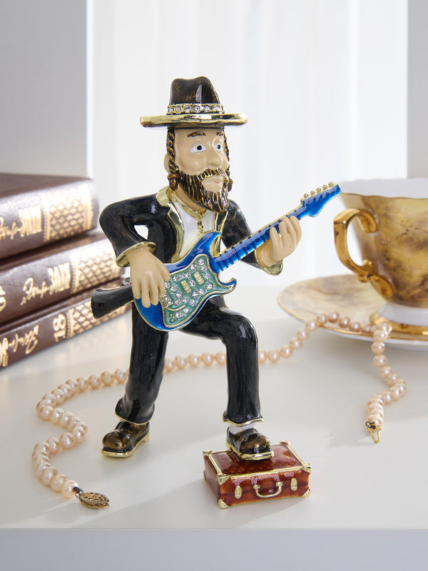Guitar Music Player Trinket Box
