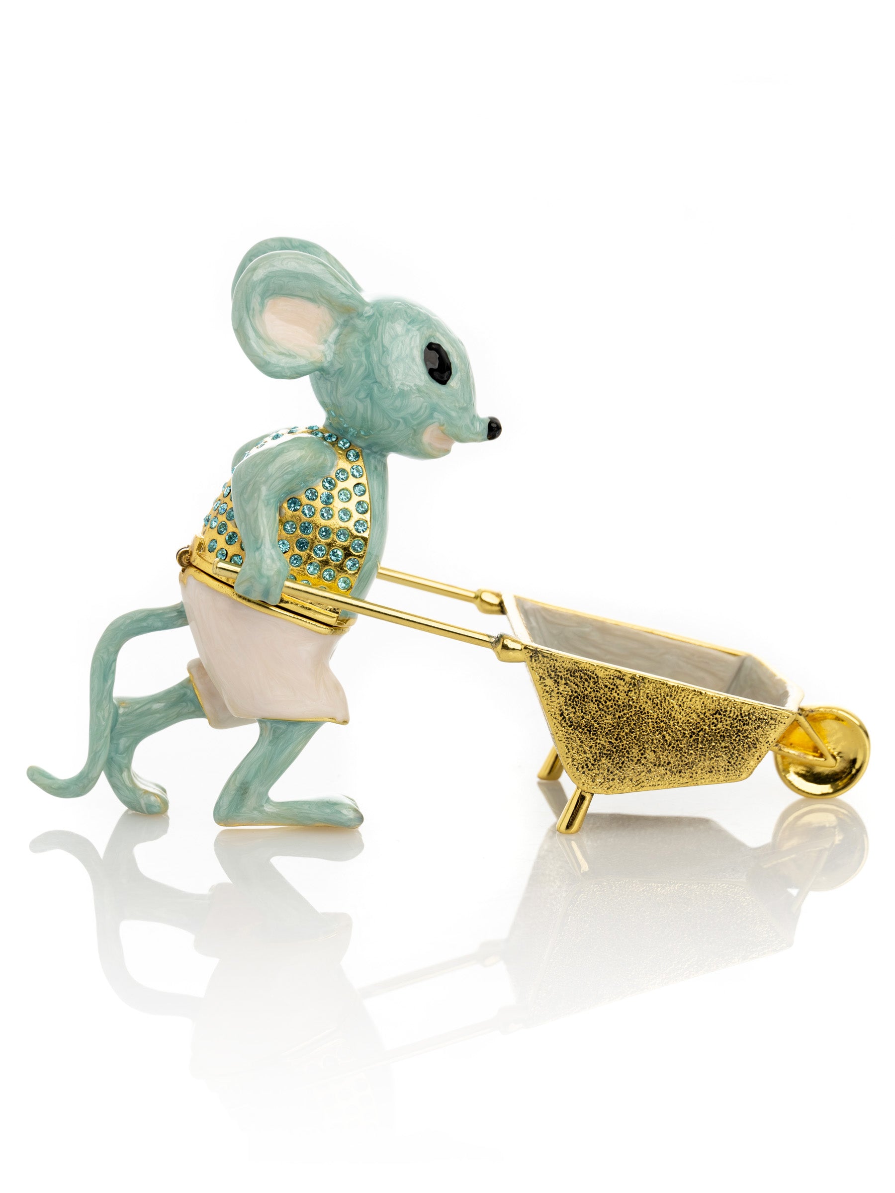 Mouse with Wheelbarrow