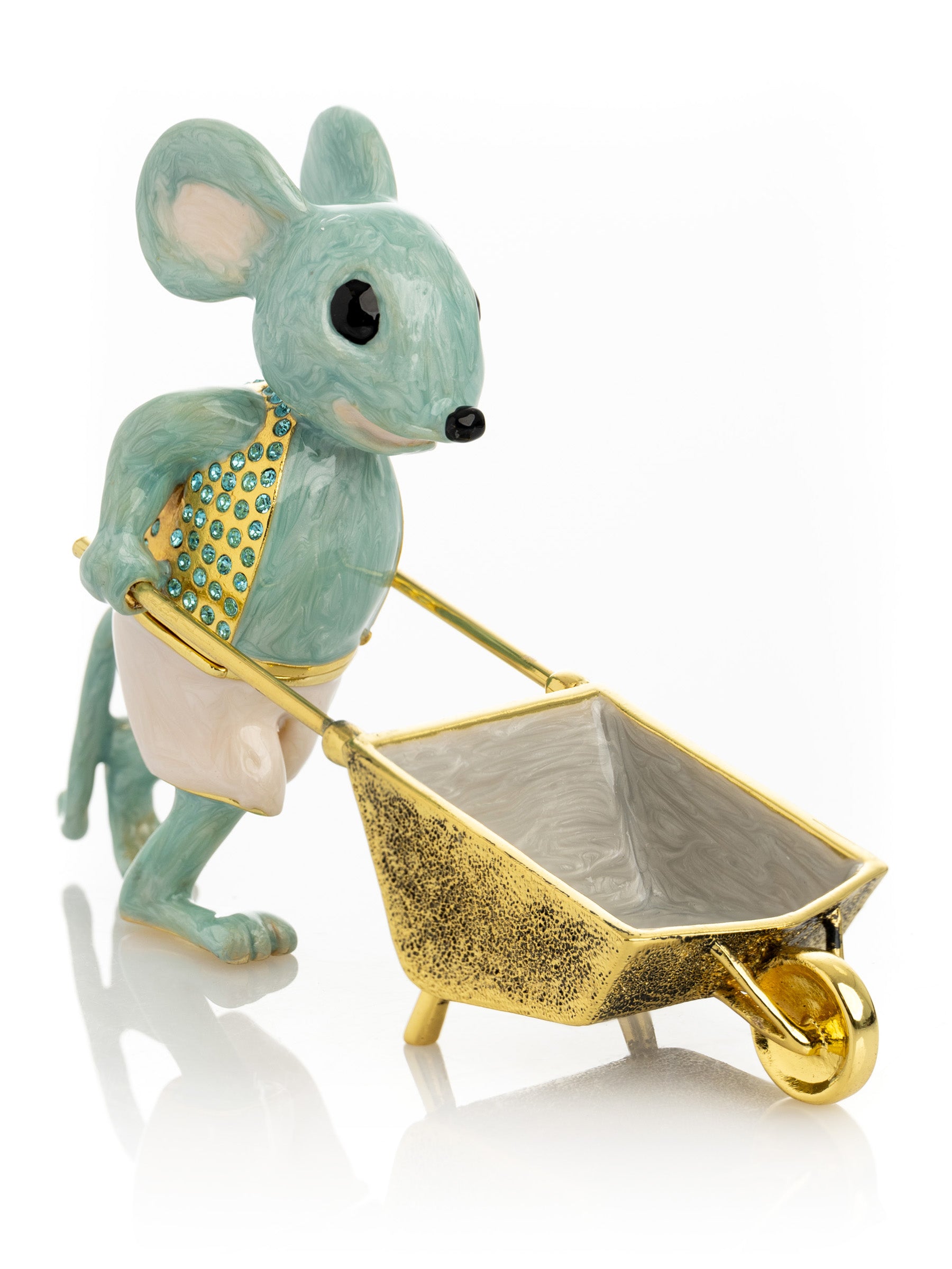 Mouse with Wheelbarrow