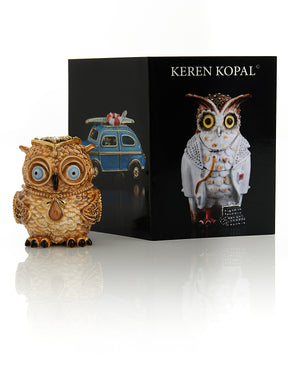 Brown Owl Trinket Box