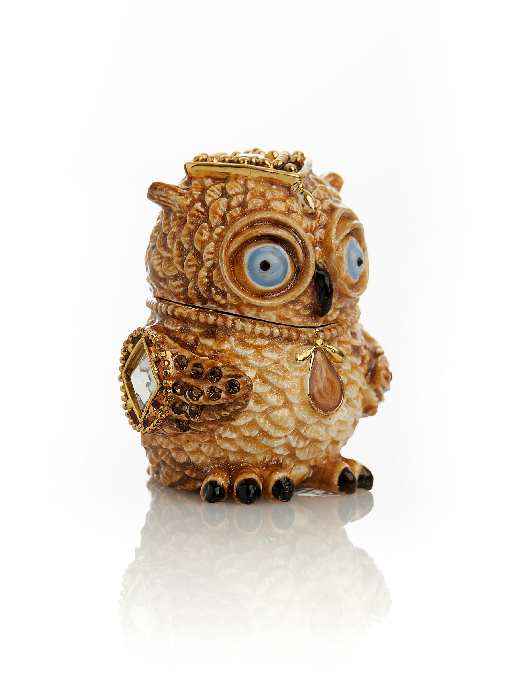 Brown Owl Trinket Box