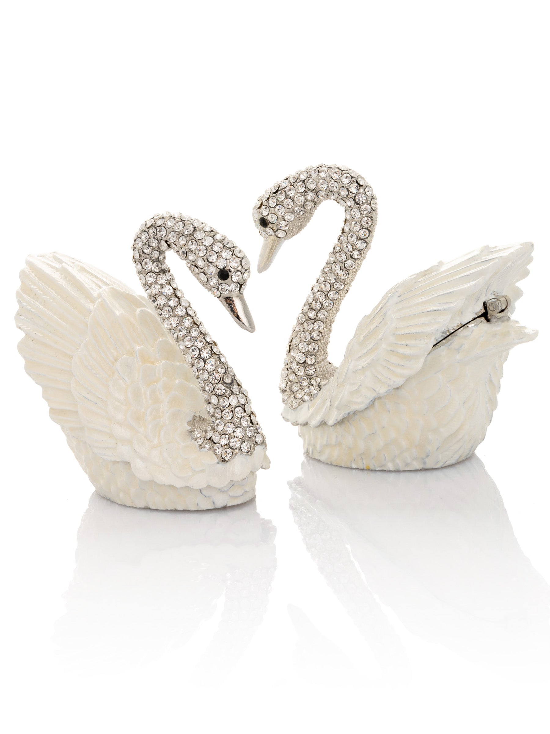 White Swan with crystal neck