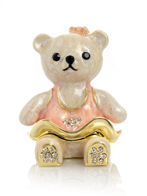 Keren Kopal Teddy Bear with Pink Dress