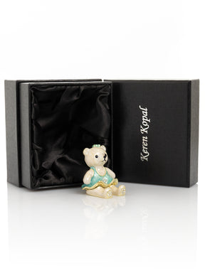 Keren Kopal Teddy Bear with Turquoise Dress