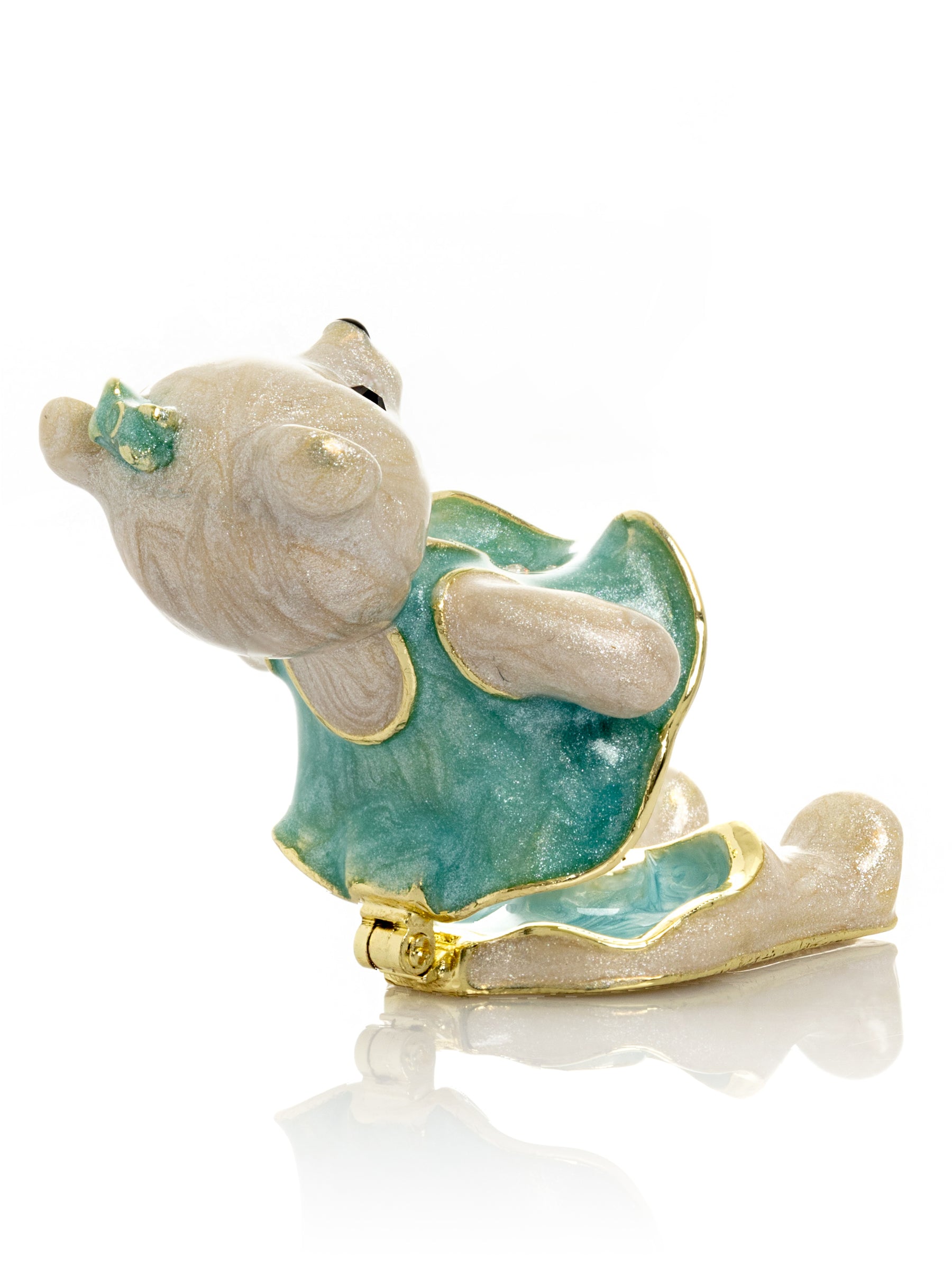 Keren Kopal Teddy Bear with Turquoise Dress