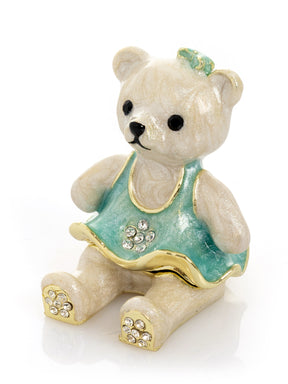 Keren Kopal Teddy Bear with Turquoise Dress