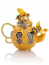 Keren Kopal Bee & Honeycomb Teapot Trinket Box by Keren Kopal