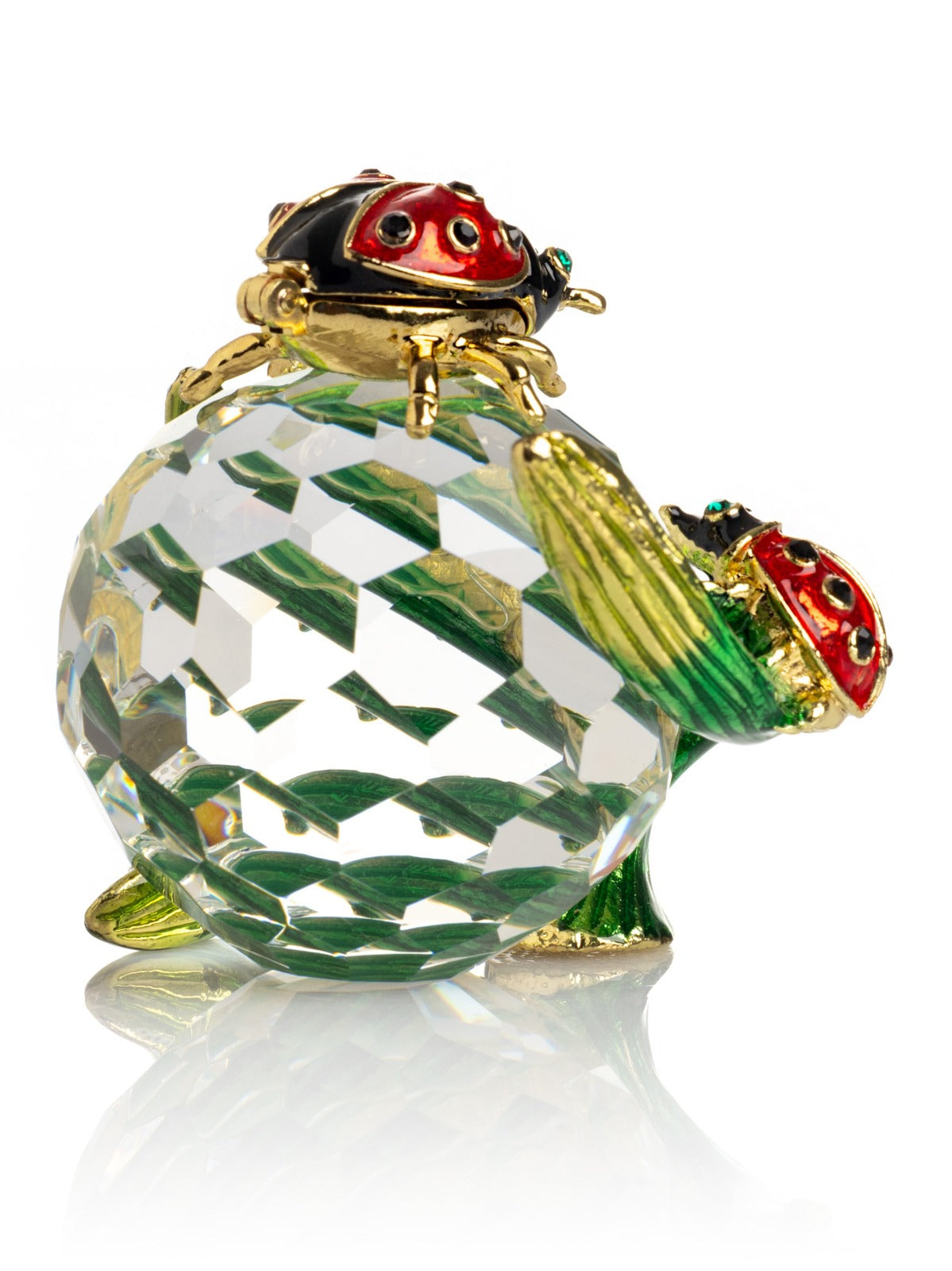 Keren Kopal Cute Ladybugs on Crystal