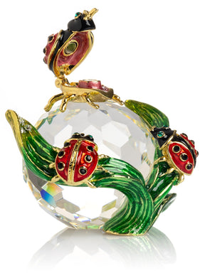 Keren Kopal Cute Ladybugs on Crystal