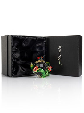 Keren Kopal Cute Ladybugs on Crystal