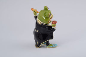 Business Frog Holding a Cigar