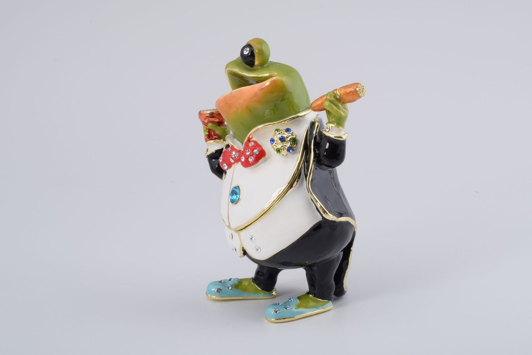 Business Frog Holding a Cigar