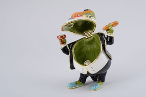 Business Frog Holding a Cigar