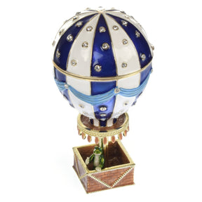 Blue Hot air balloon with frog Limited edition 1-250