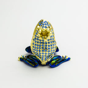 Blue Frog with Crown