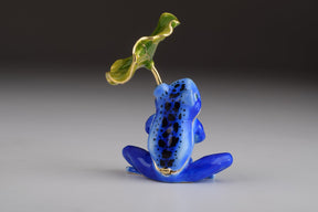 Keren Kopal Blue Frog with Umbrella Trinket Box  76.50