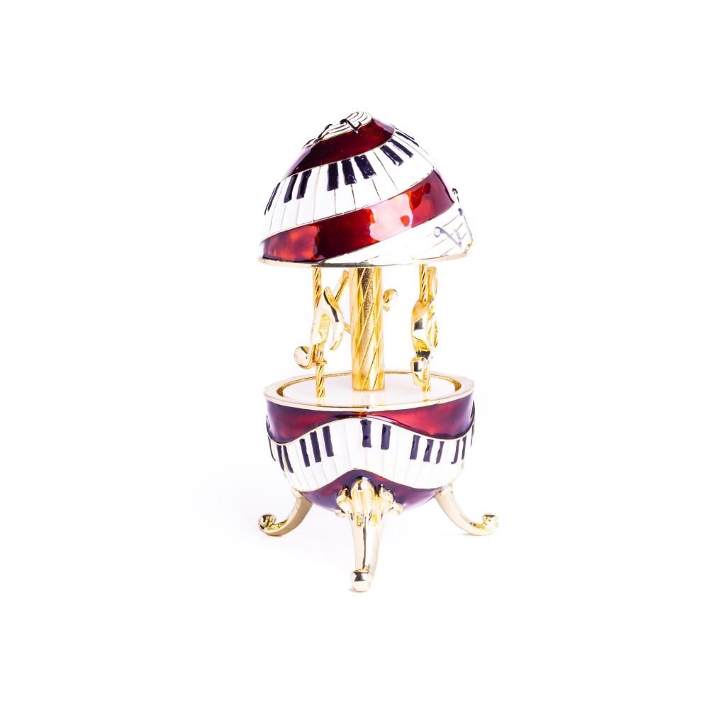 Piano Musical Carousel with Music Clef and Notes Carousel music box Keren Kopal