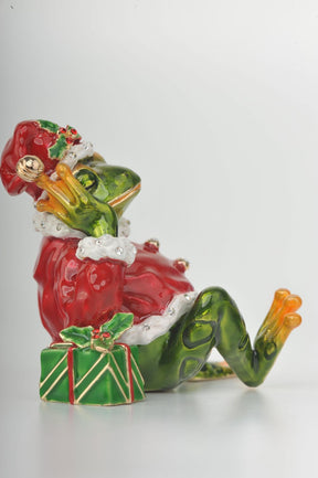 Keren Kopal Christmas Frog with Presents  101.25