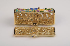 Keren Kopal Colorful Flowers Trinket Box