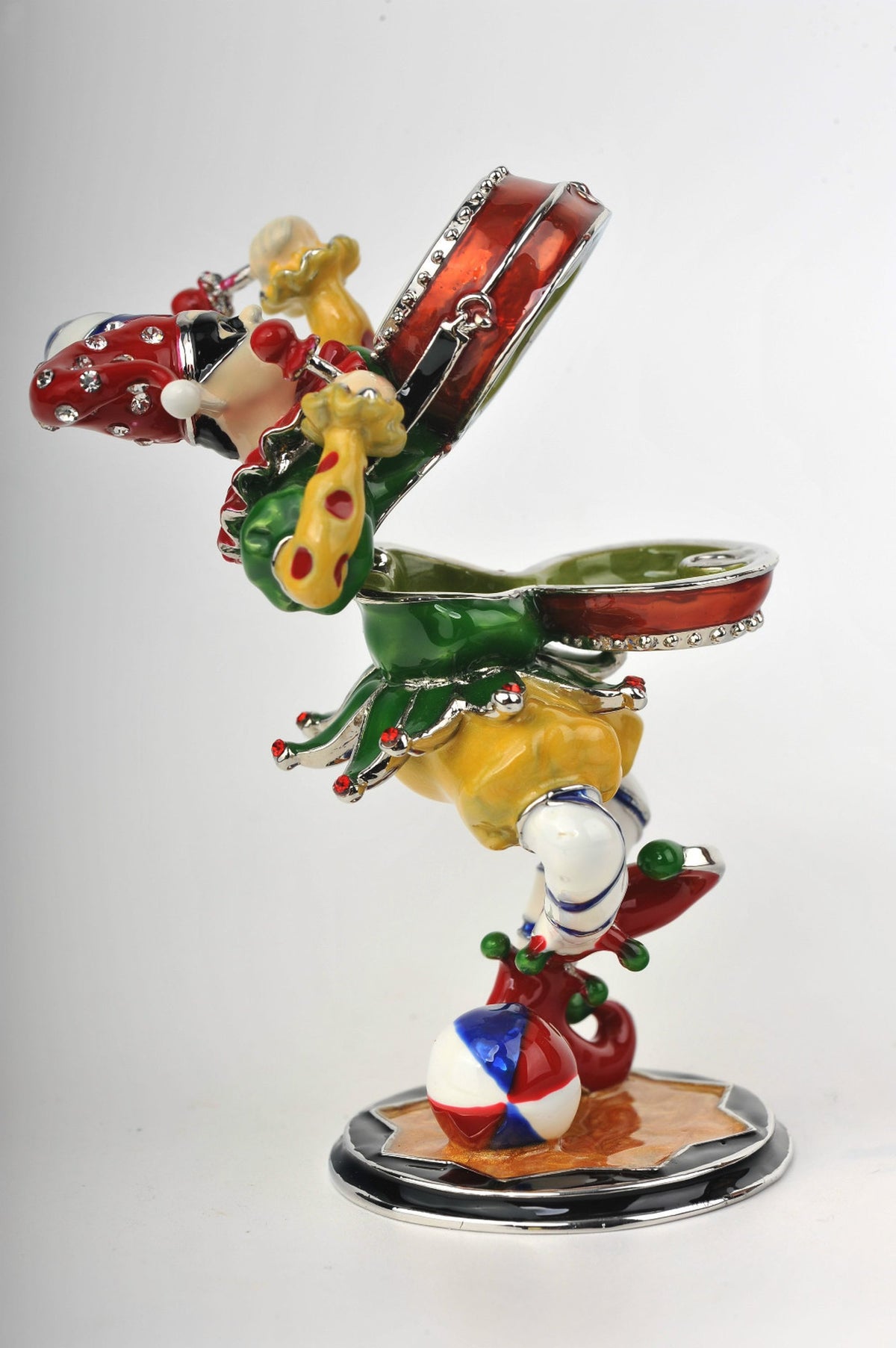 Keren Kopal Colorful Jester Playing the Drum