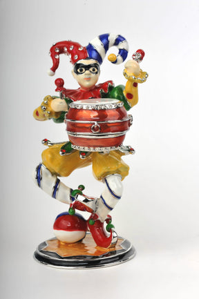 Keren Kopal Colorful Jester Playing the Drum