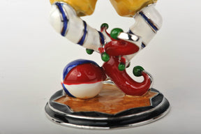 Keren Kopal Colorful Jester Playing the Drum