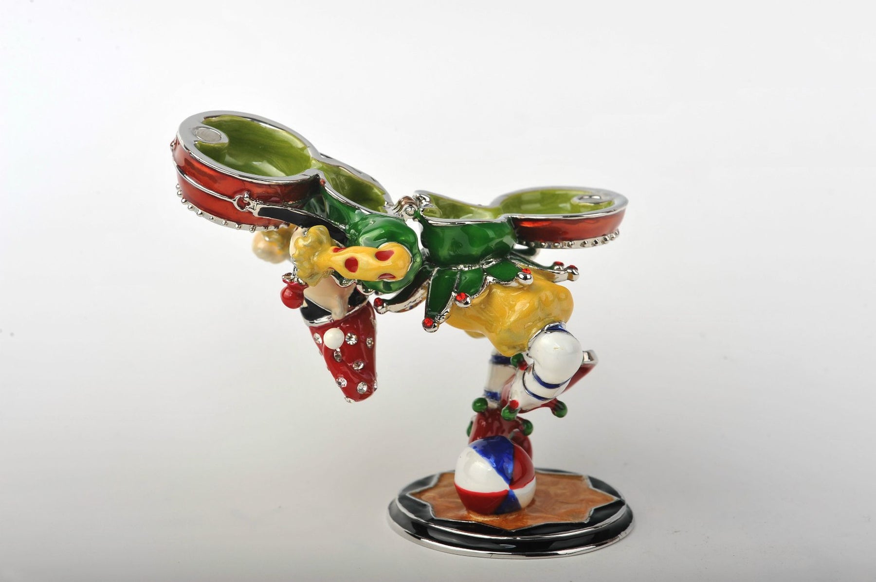 Keren Kopal Colorful Jester Playing the Drum