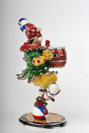 Keren Kopal Colorful Jester Playing the Drum