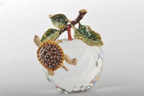 Keren Kopal Crystal Apple with a Turtle  139.00