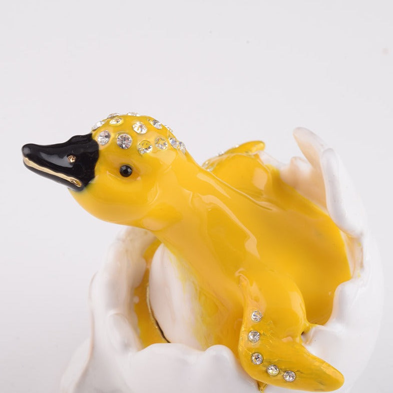 Duck Coming out of Eggshell