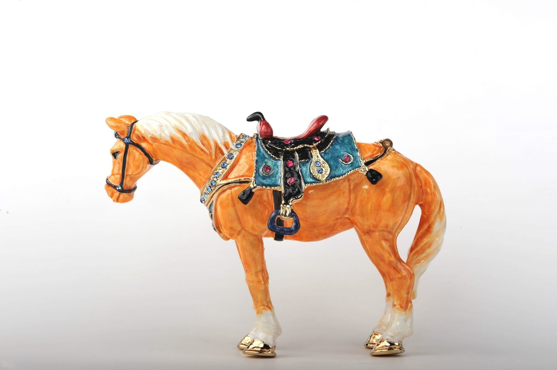 Keren Kopal Decorated Orange Horse