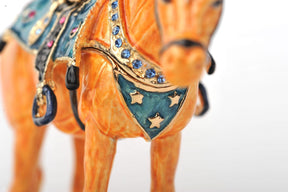 Keren Kopal Decorated Orange Horse