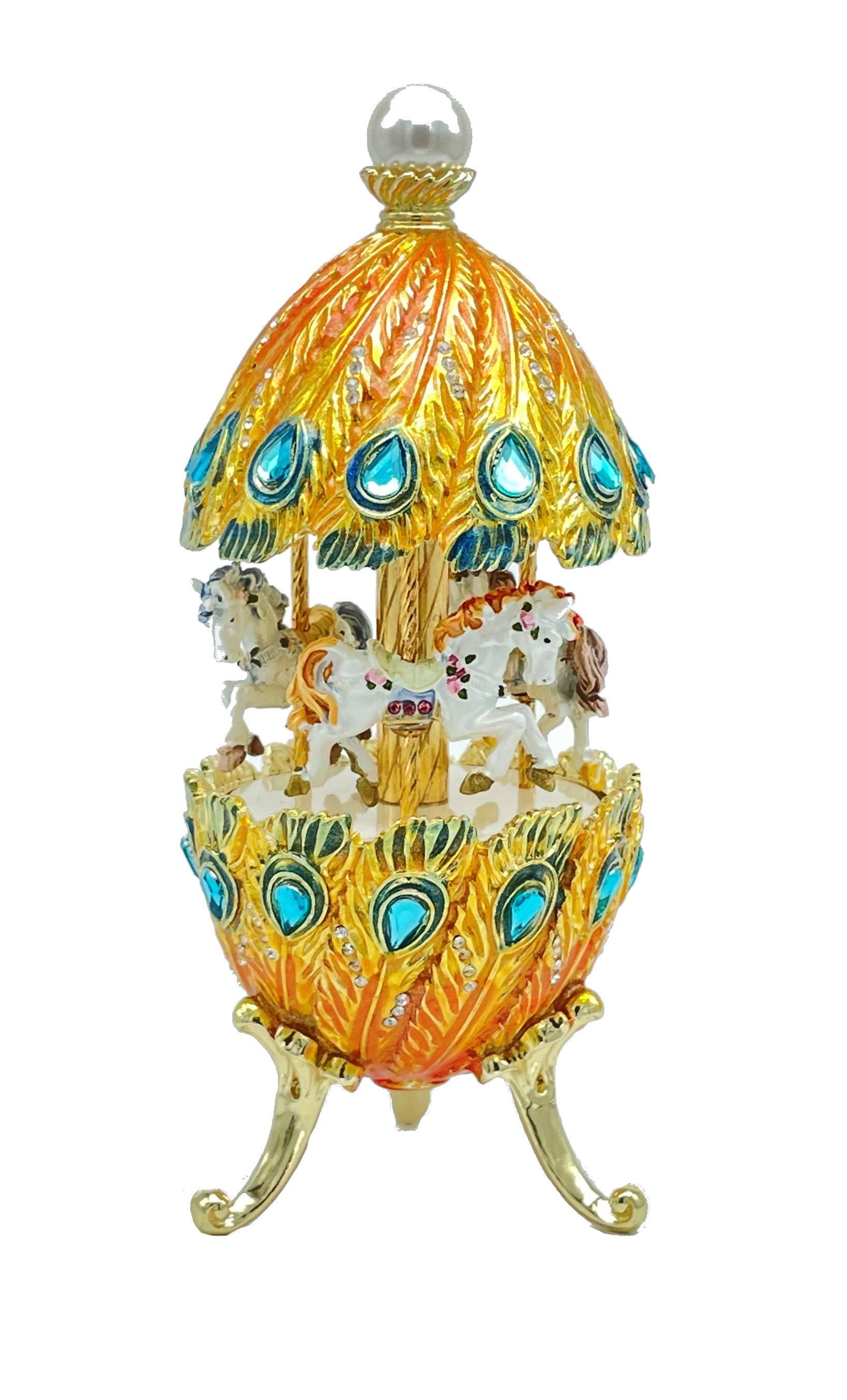 Keren Kopal Colorful Musical Carousel with Royal Horses