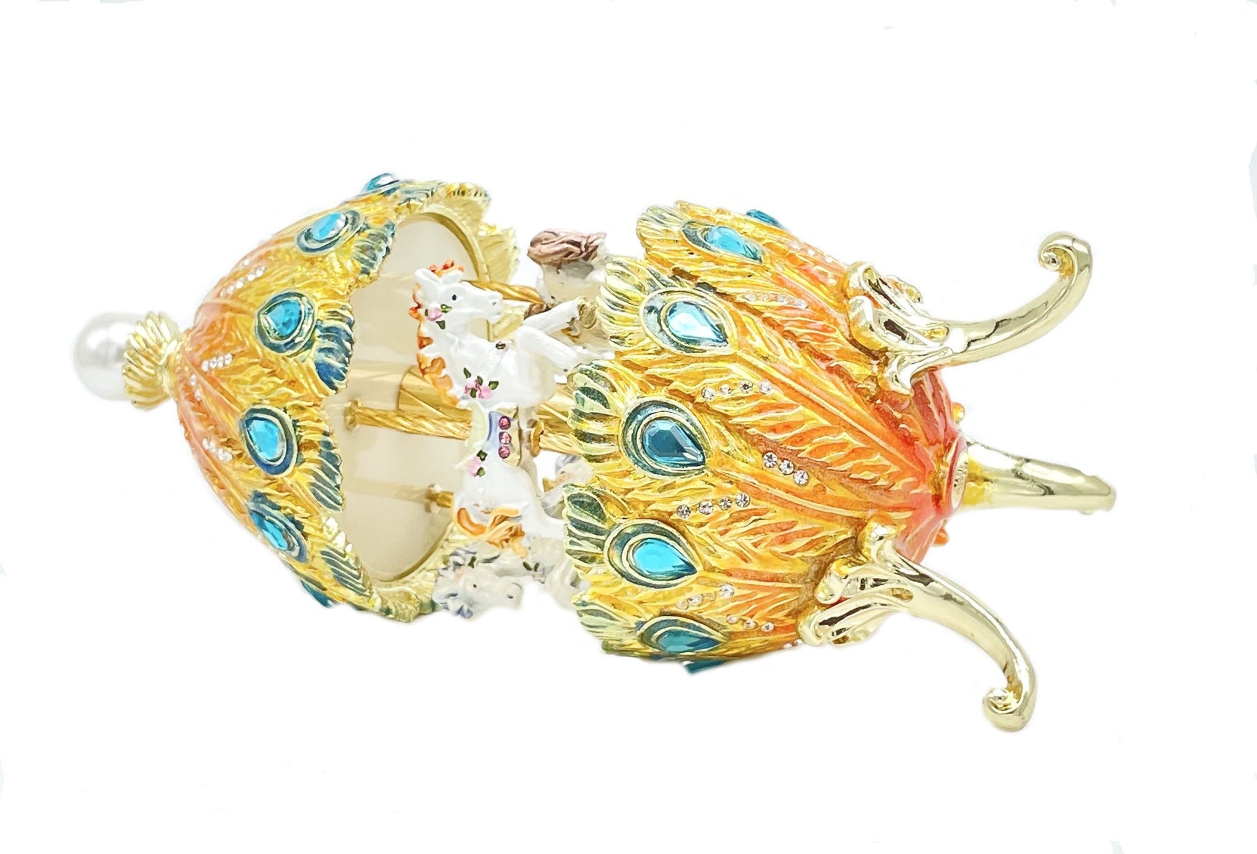 Keren Kopal Colorful Musical Carousel with Royal Horses