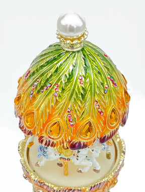 Keren Kopal Colorful Musical Carousel with Royal Horses