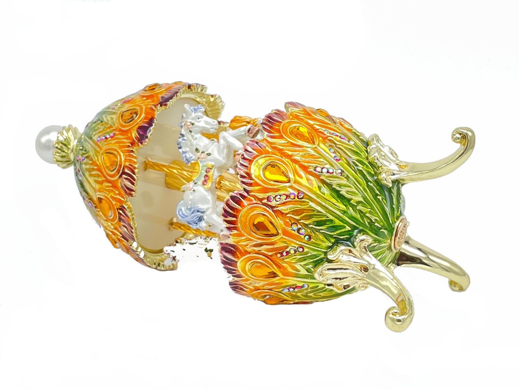 Keren Kopal Colorful Musical Carousel with Royal Horses