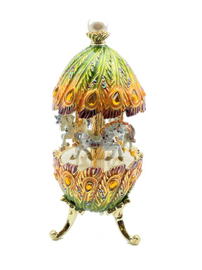 Keren Kopal Colorful Musical Carousel with Royal Horses